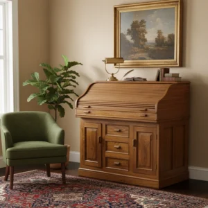 rolltop table best antique furniture shop in kerala