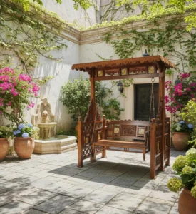 standing swing best antique furniture shop in kerala